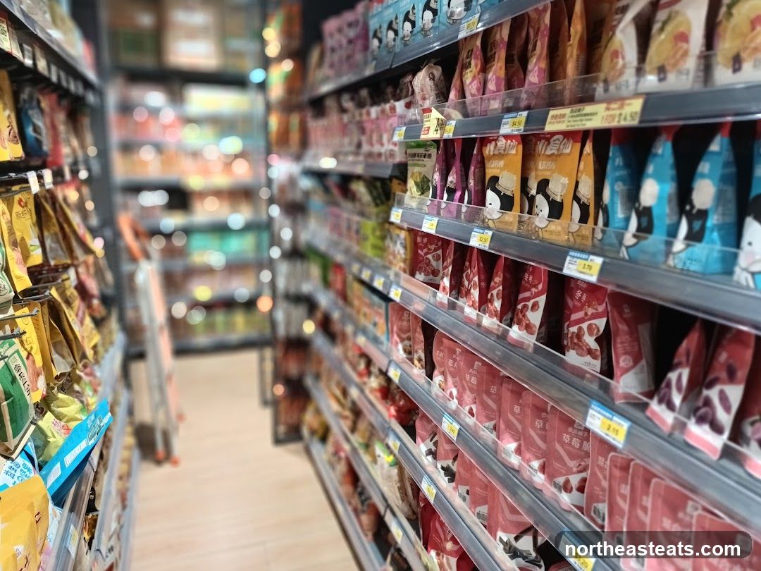 Snack Aisle in a Store