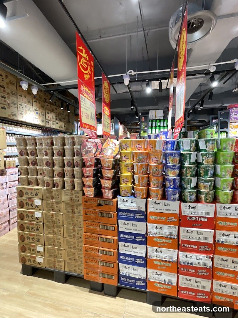 Instant Noodles Display