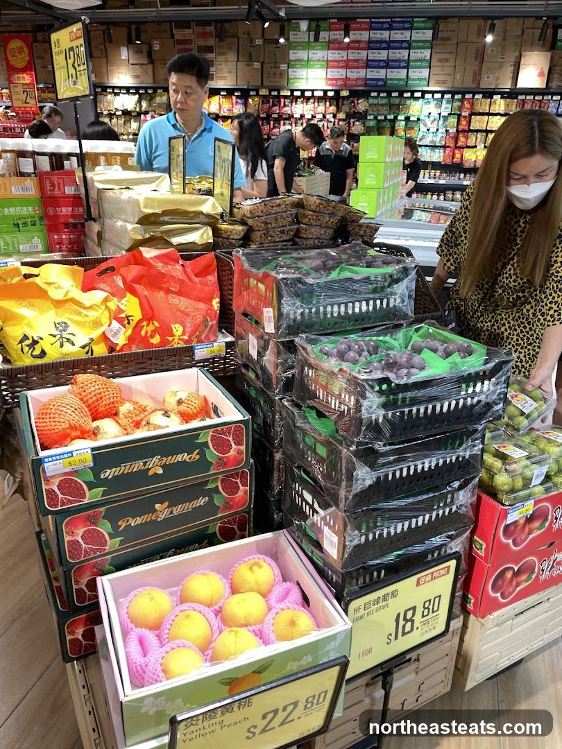 Supermarket Produce Display