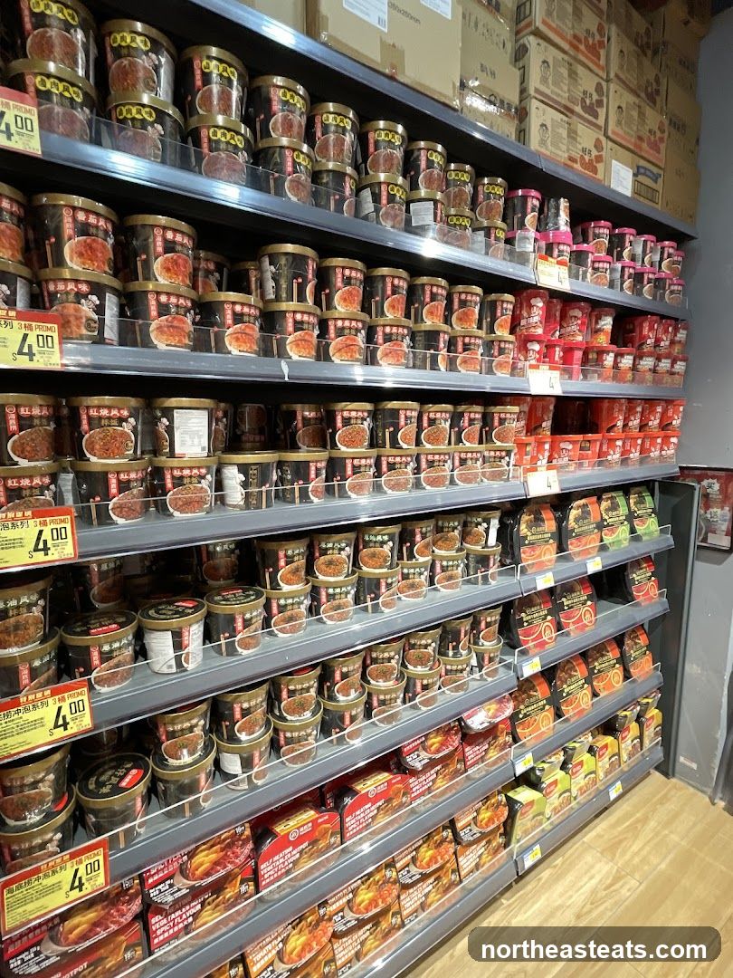 Food Products on Shelves
