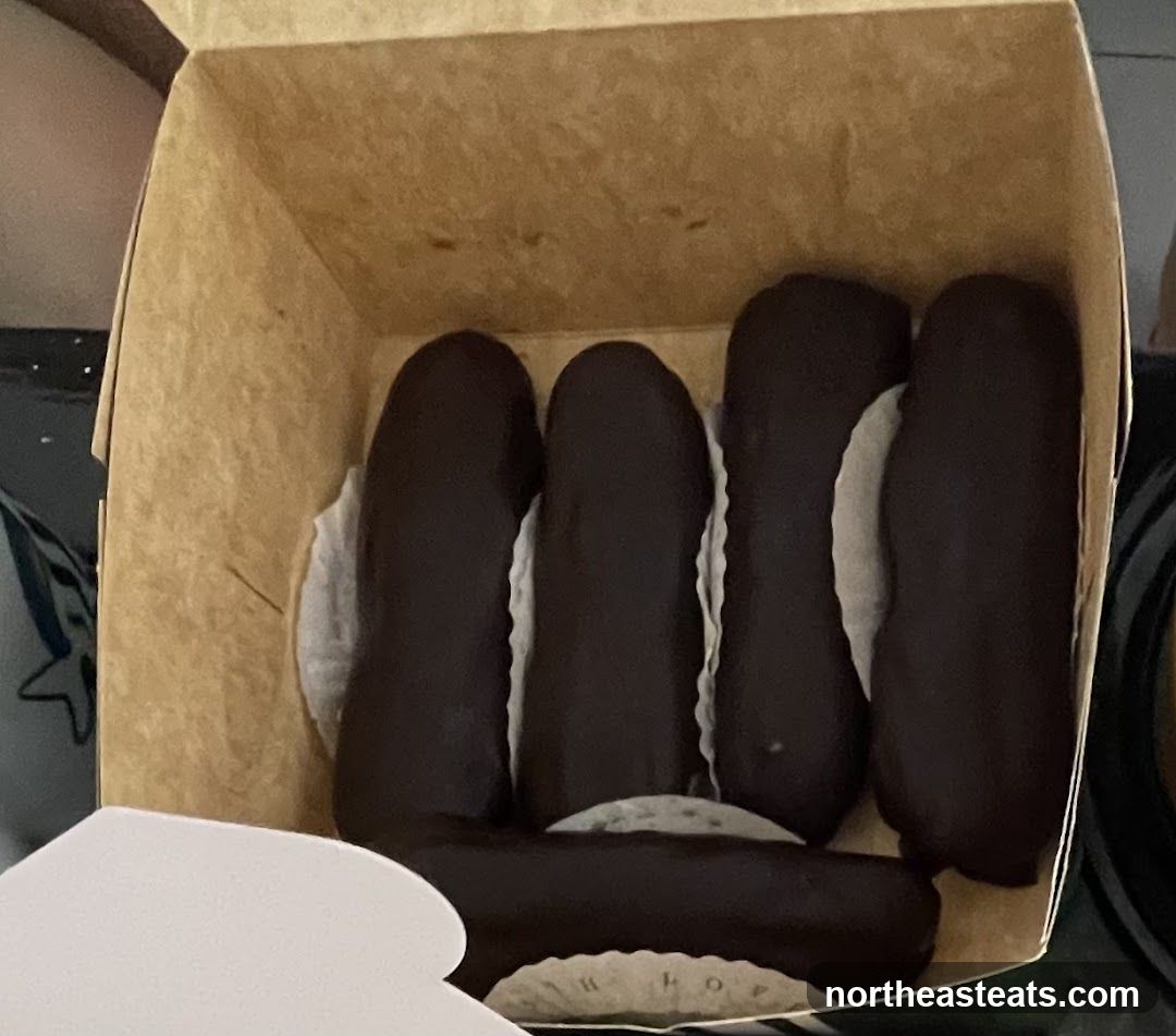 Chocolate Eclairs in a Box