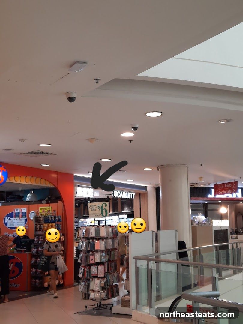 Storefront with merchandise displays