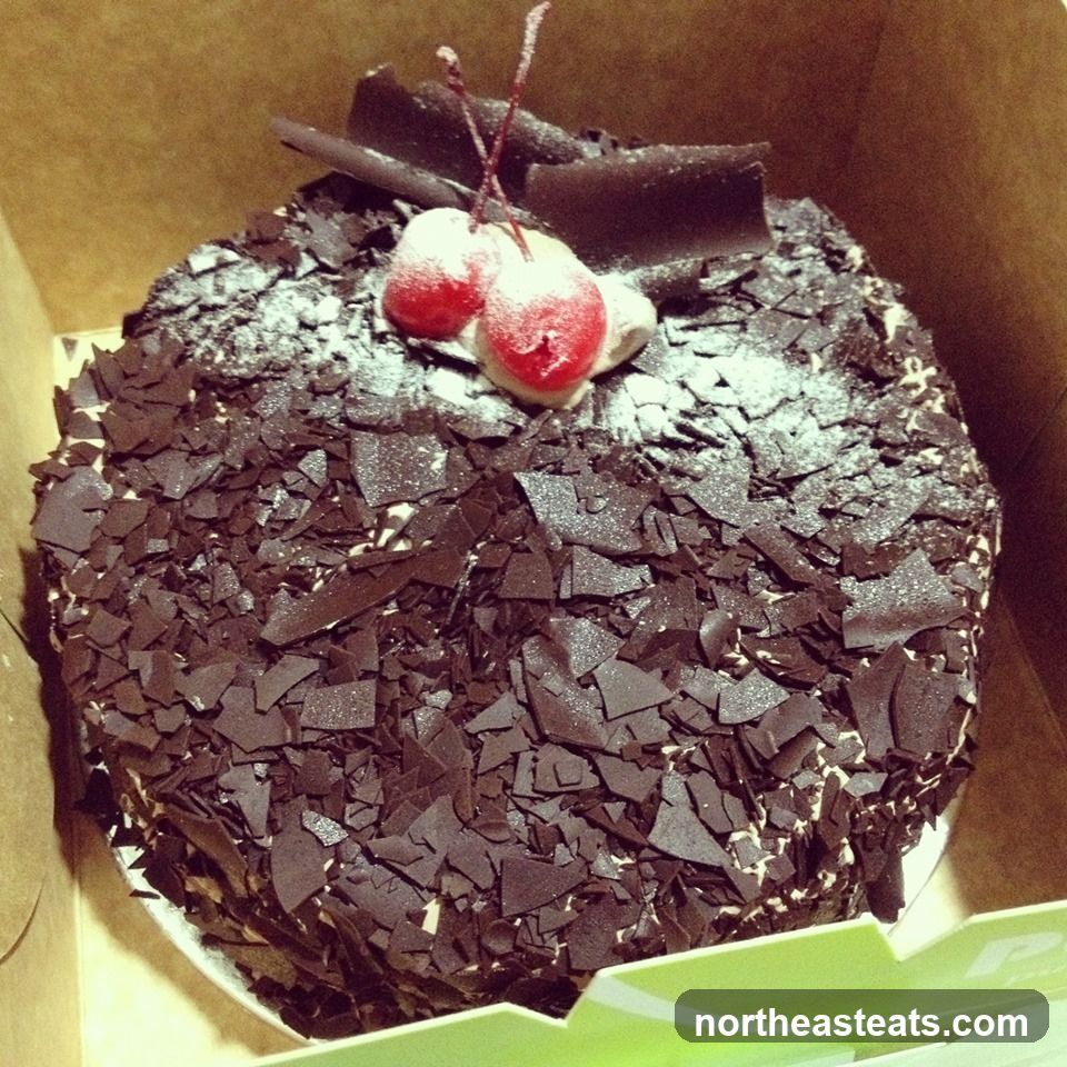 Chocolate Cake with Cherries