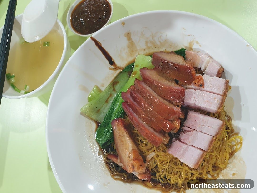 Noodles with Roasted Pork and Char Siu