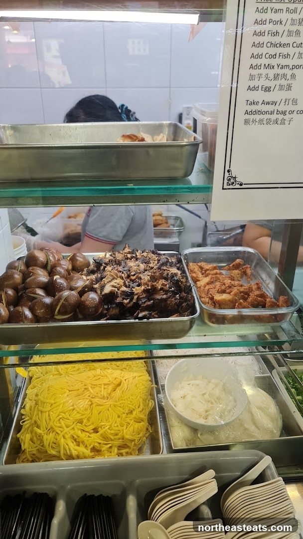 Food Display with Menu