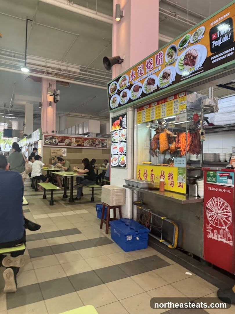Food Stall with Roasted Meats