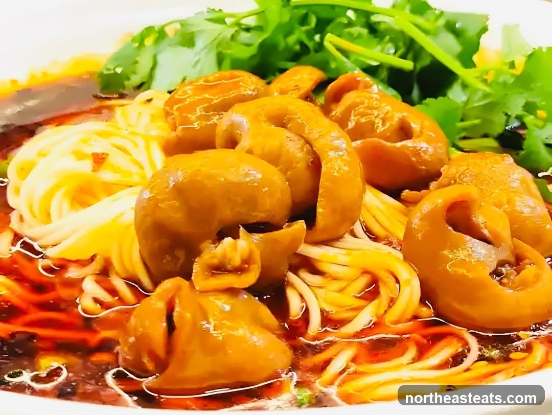 Noodle Soup with Intestines