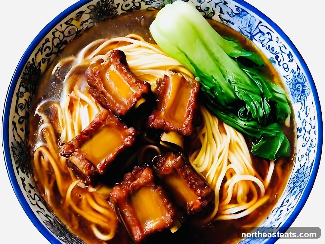 Braised Pork Rib Noodles