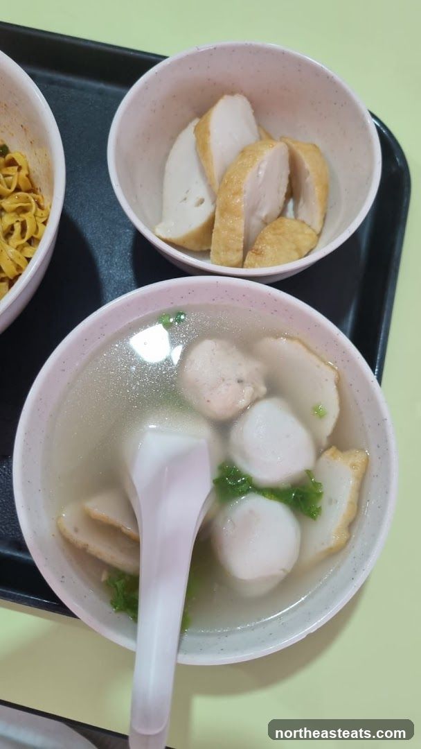 Fish Ball Soup and Noodles