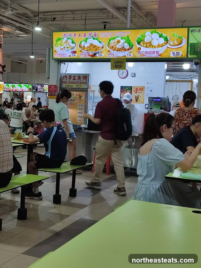 Teochew Handmade Fishball Noodle Menu