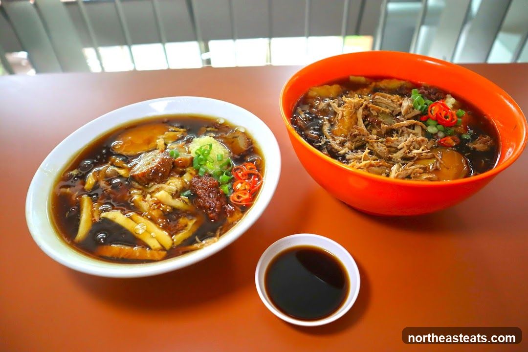 Two Bowls of Noodle Soup