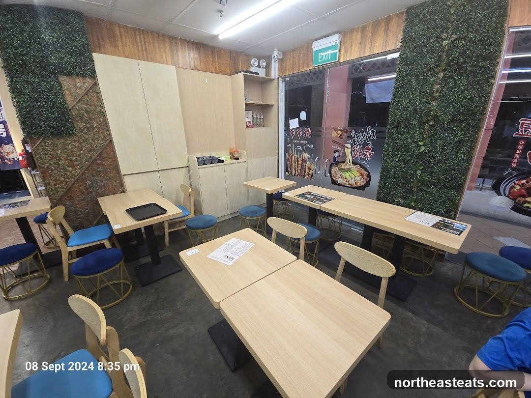 Restaurant Interior with Tables and Chairs