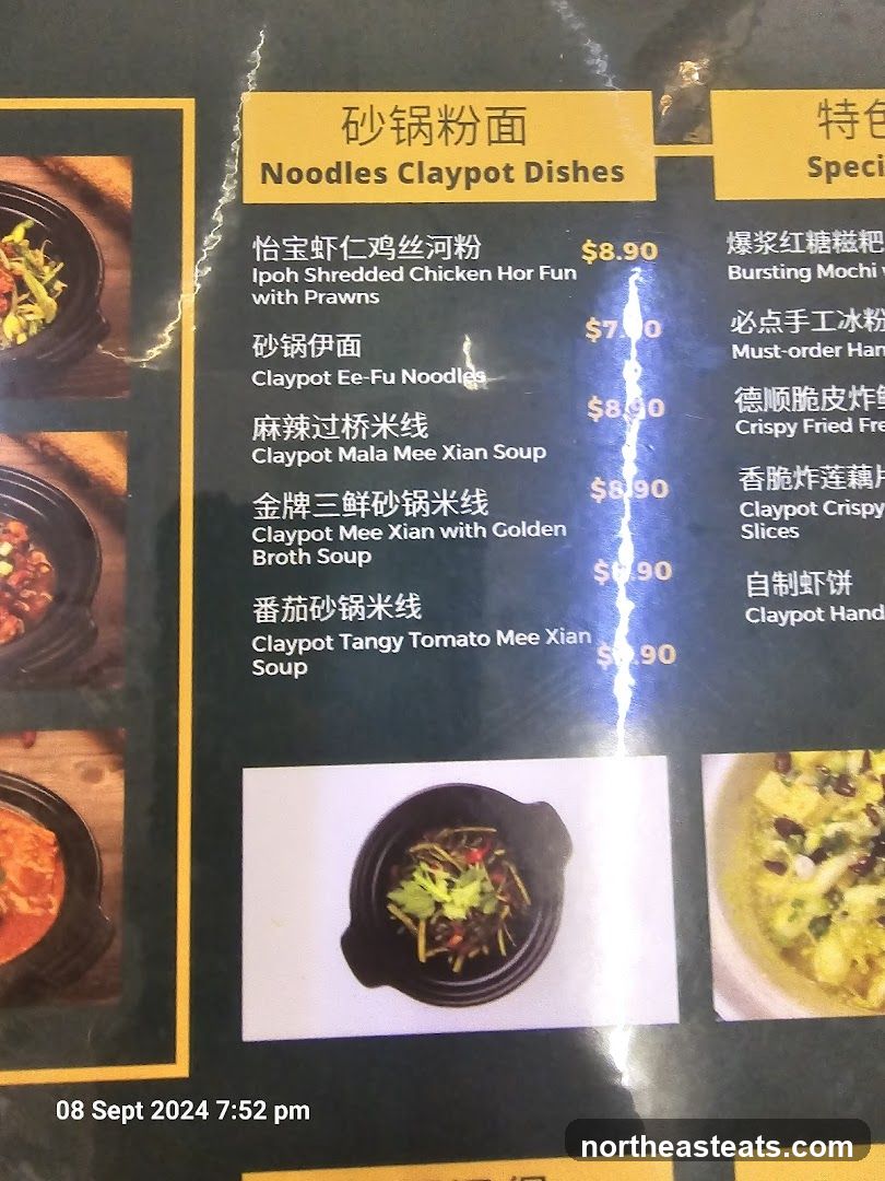 Noodles Claypot Dishes