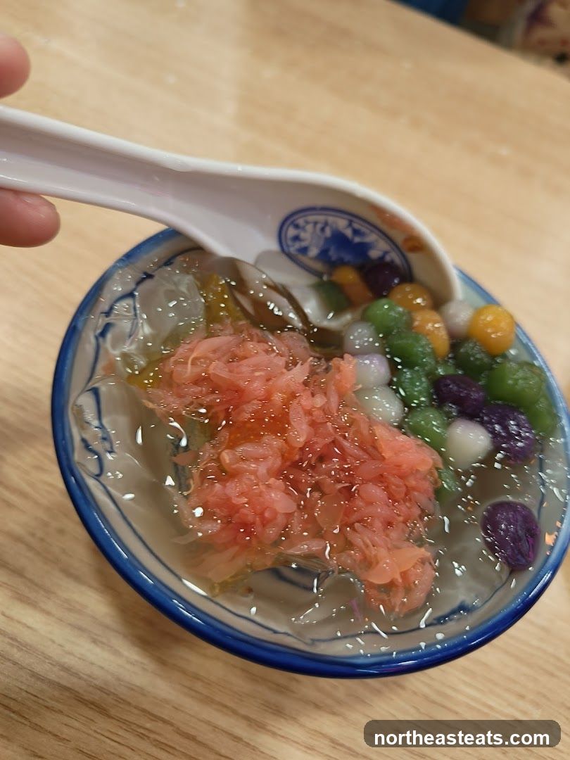 Dessert with Tapioca Pearls