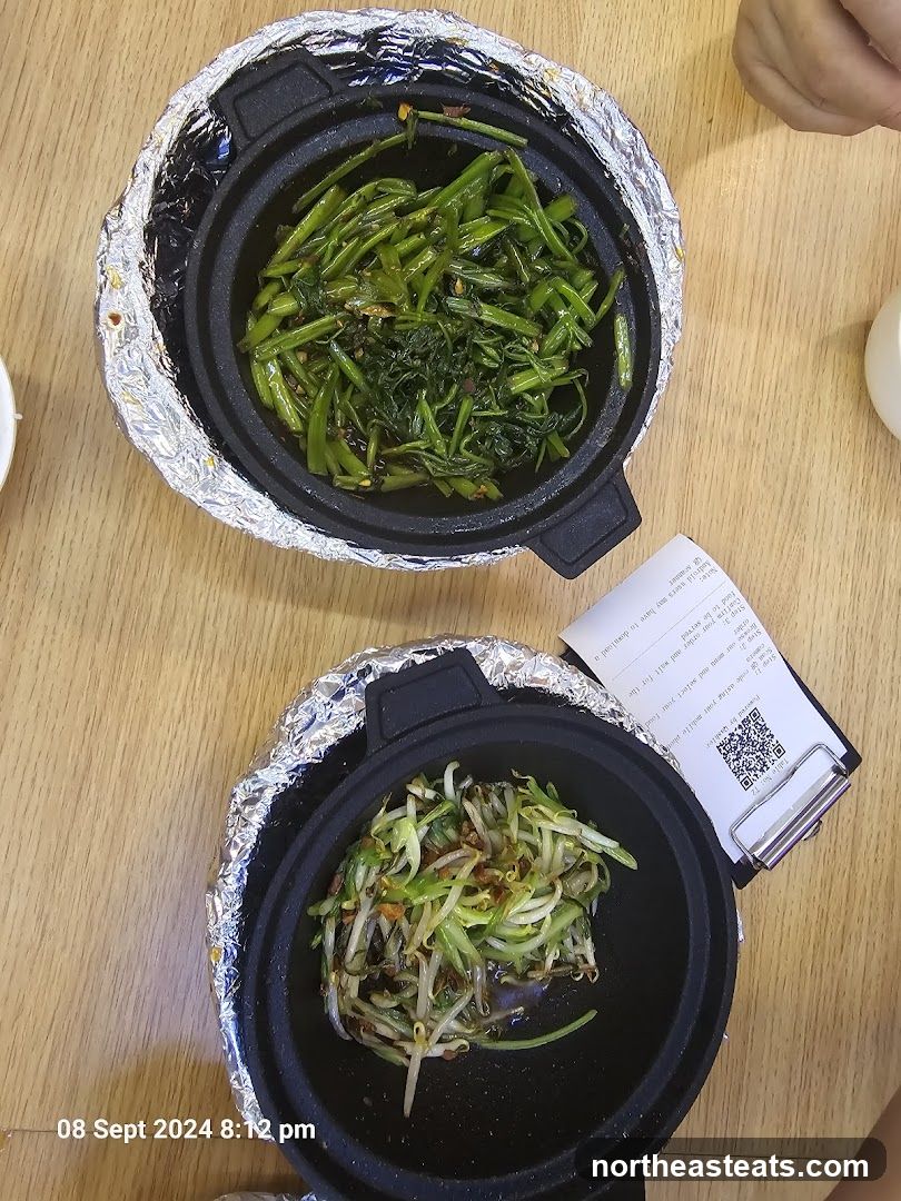 Stir-fried vegetables