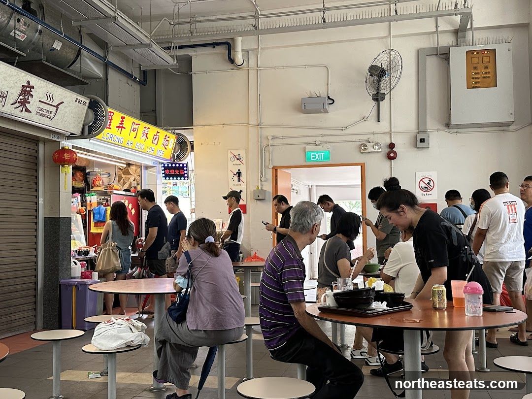 Food Stall with Customers