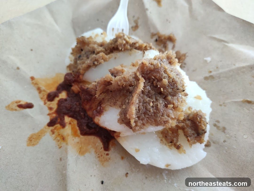 Rice cakes with topping
