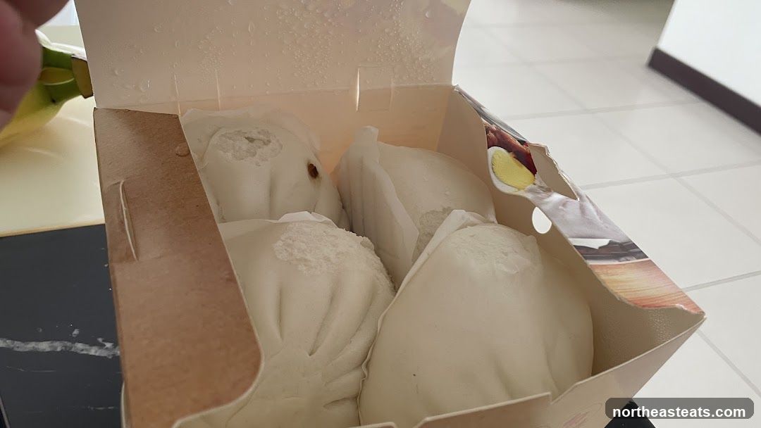 Steamed Buns in a Takeout Box