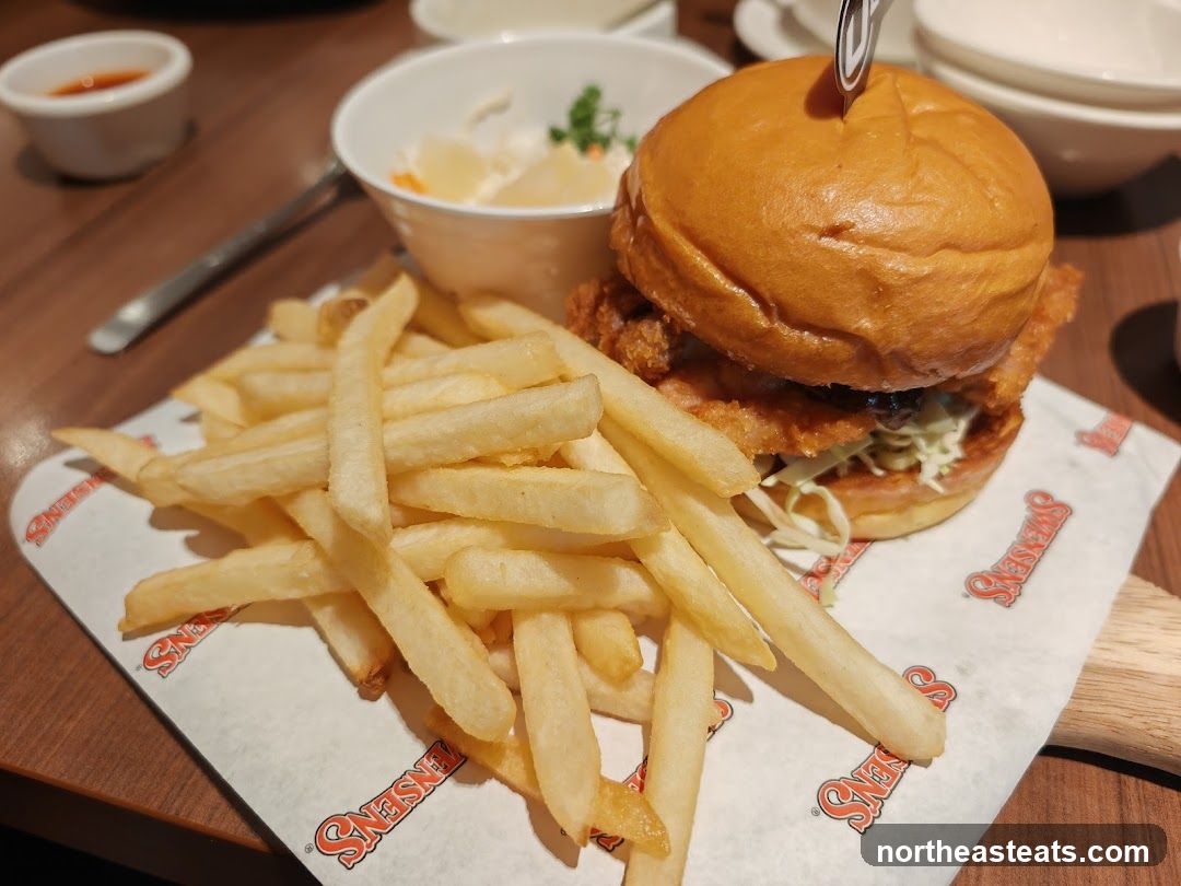 Burger and Fries