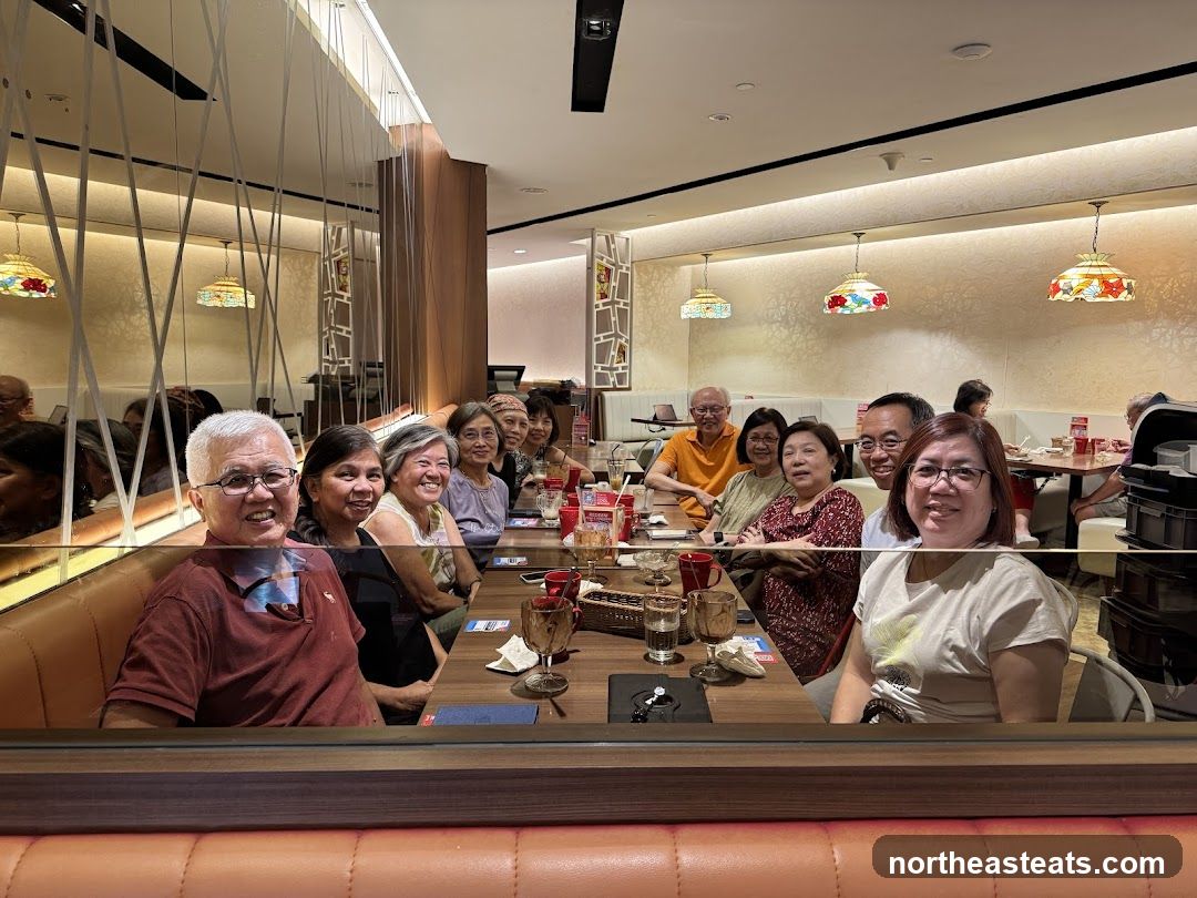 Group of people dining at a restaurant