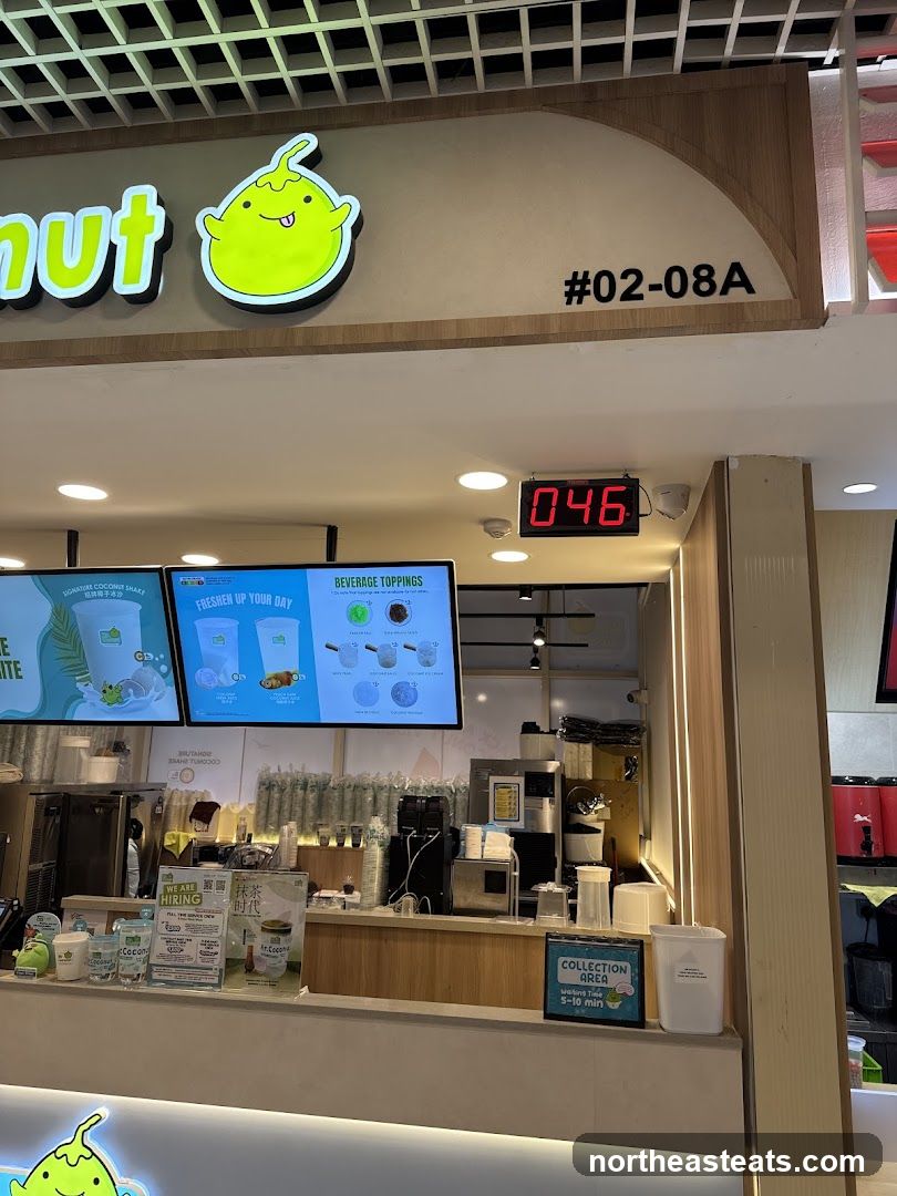 Coconut Shake Shop Counter