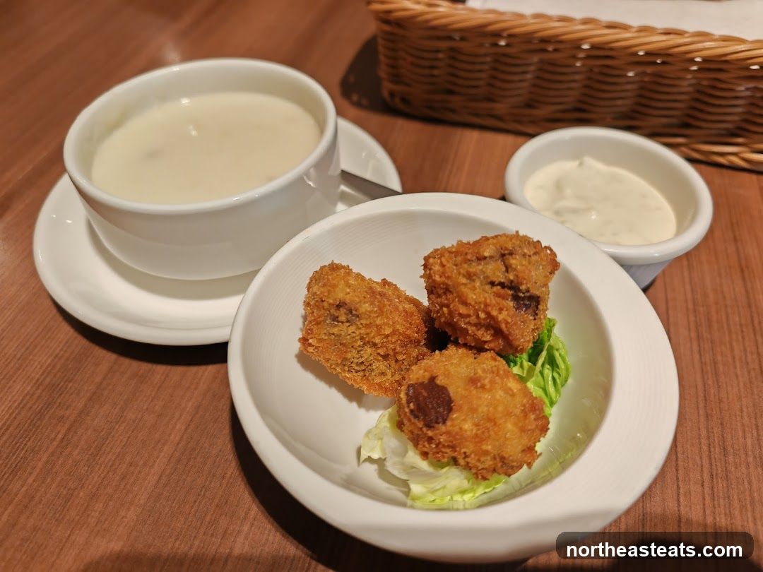 Fried Bites and Soup