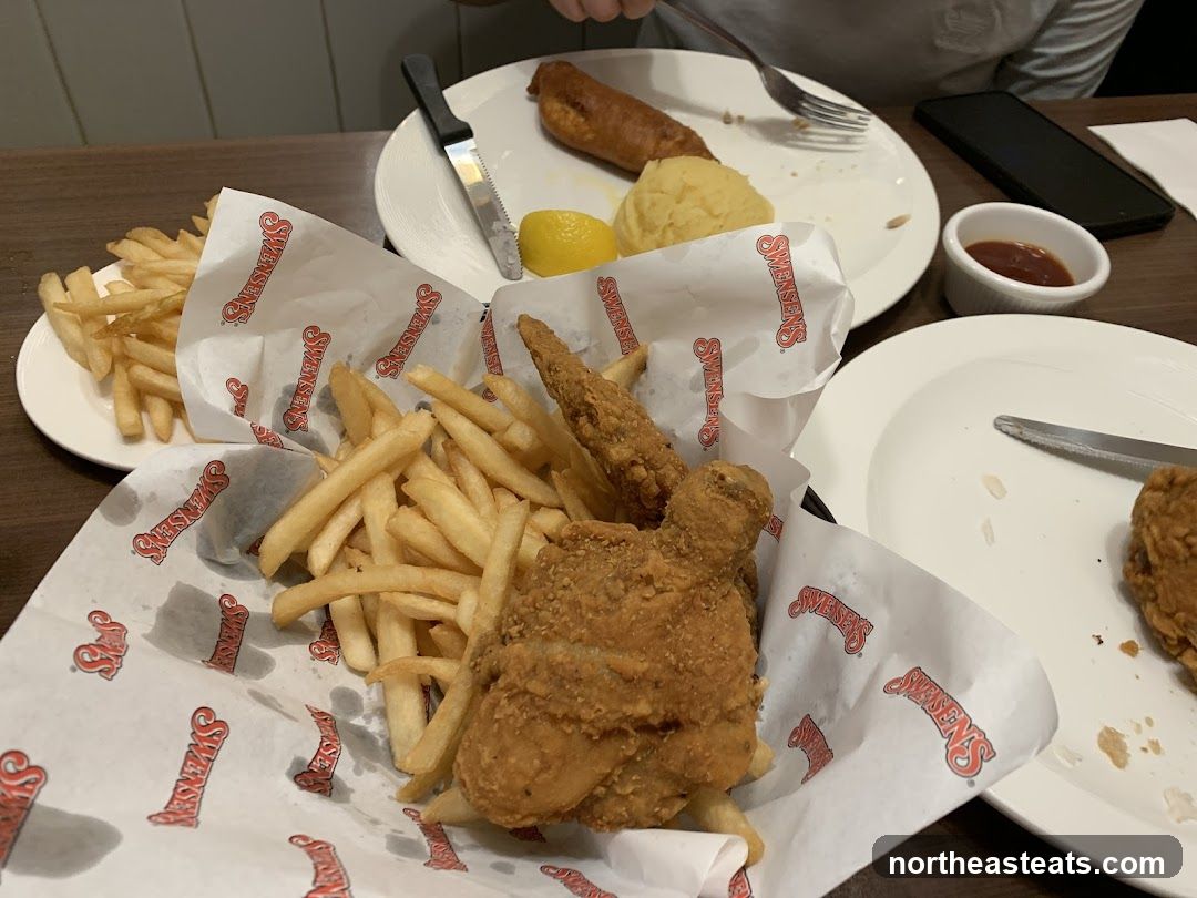 Fried Chicken and Fries