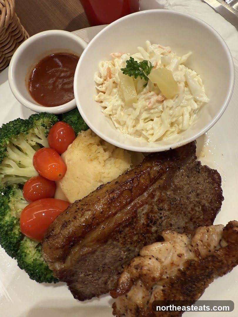 Steak and Chicken Dinner