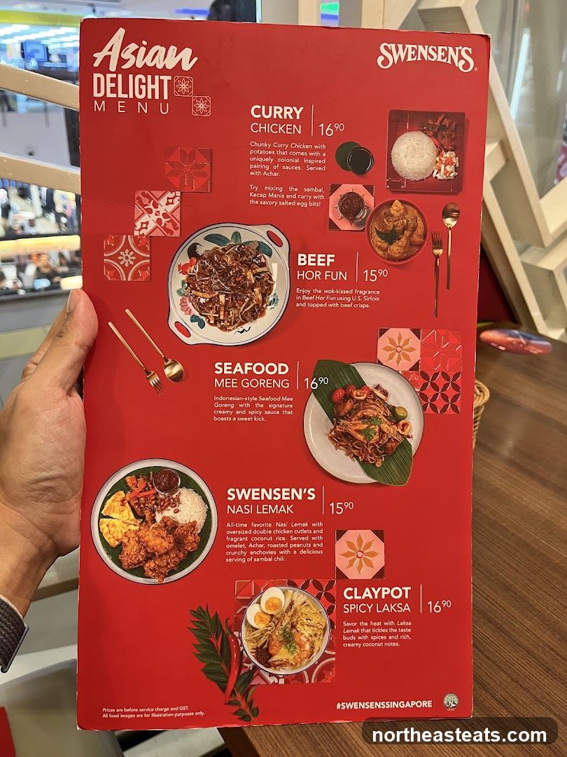 Asian Delight Menu