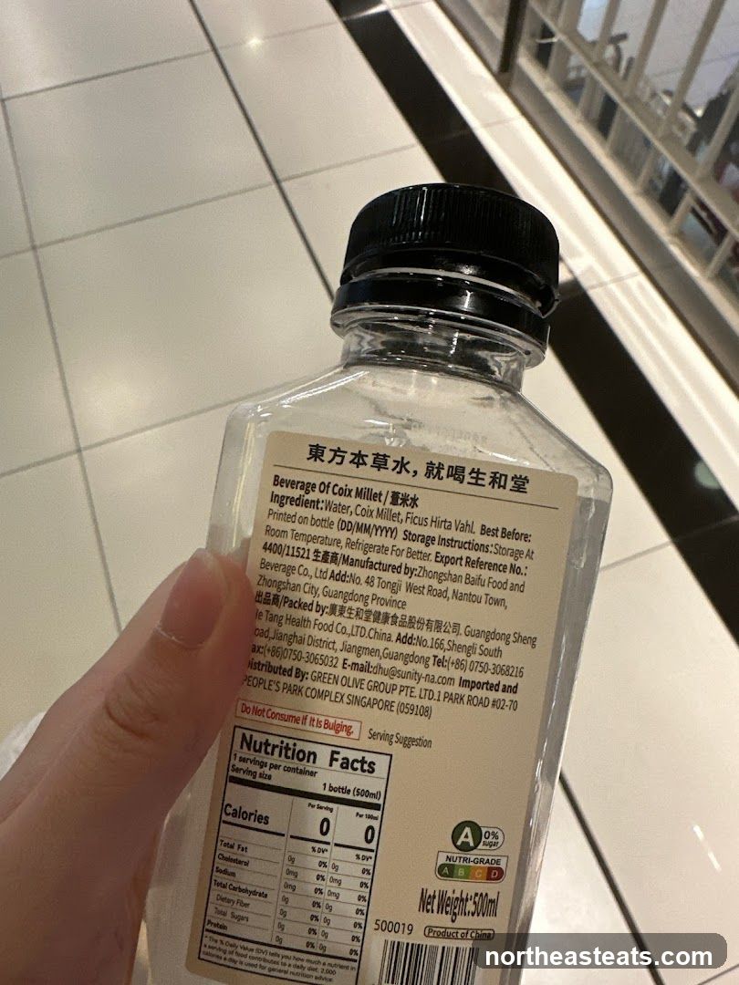 Beverage Of Coix Millet