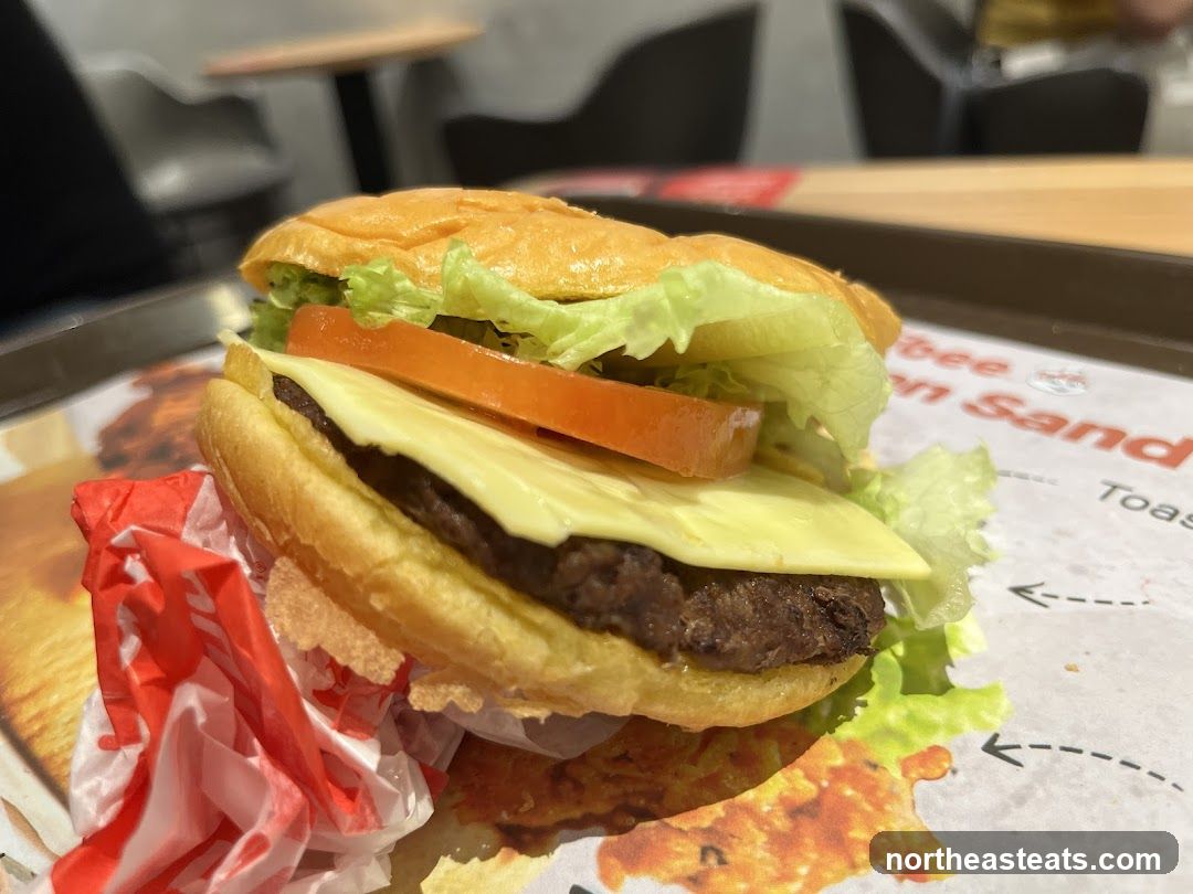 Burger with Cheese and Tomato