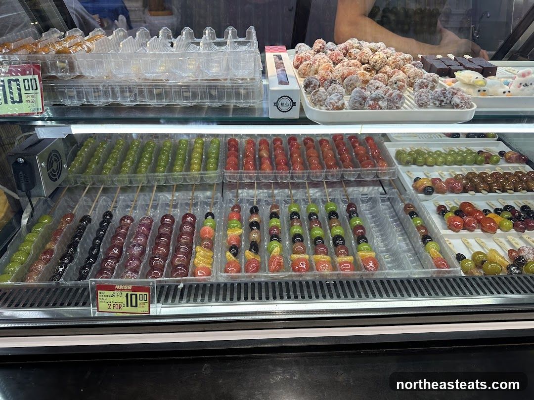 Candied Fruits Display