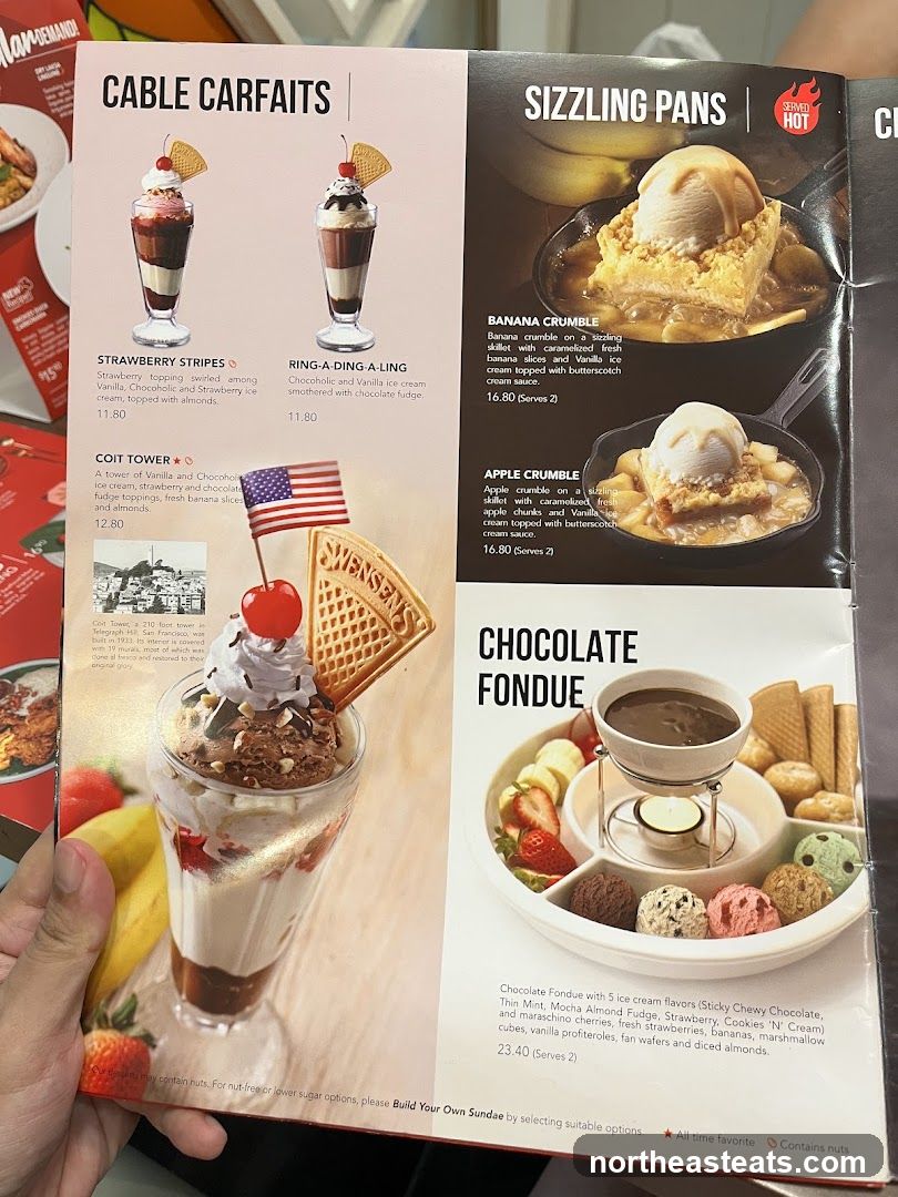 Dessert Menu