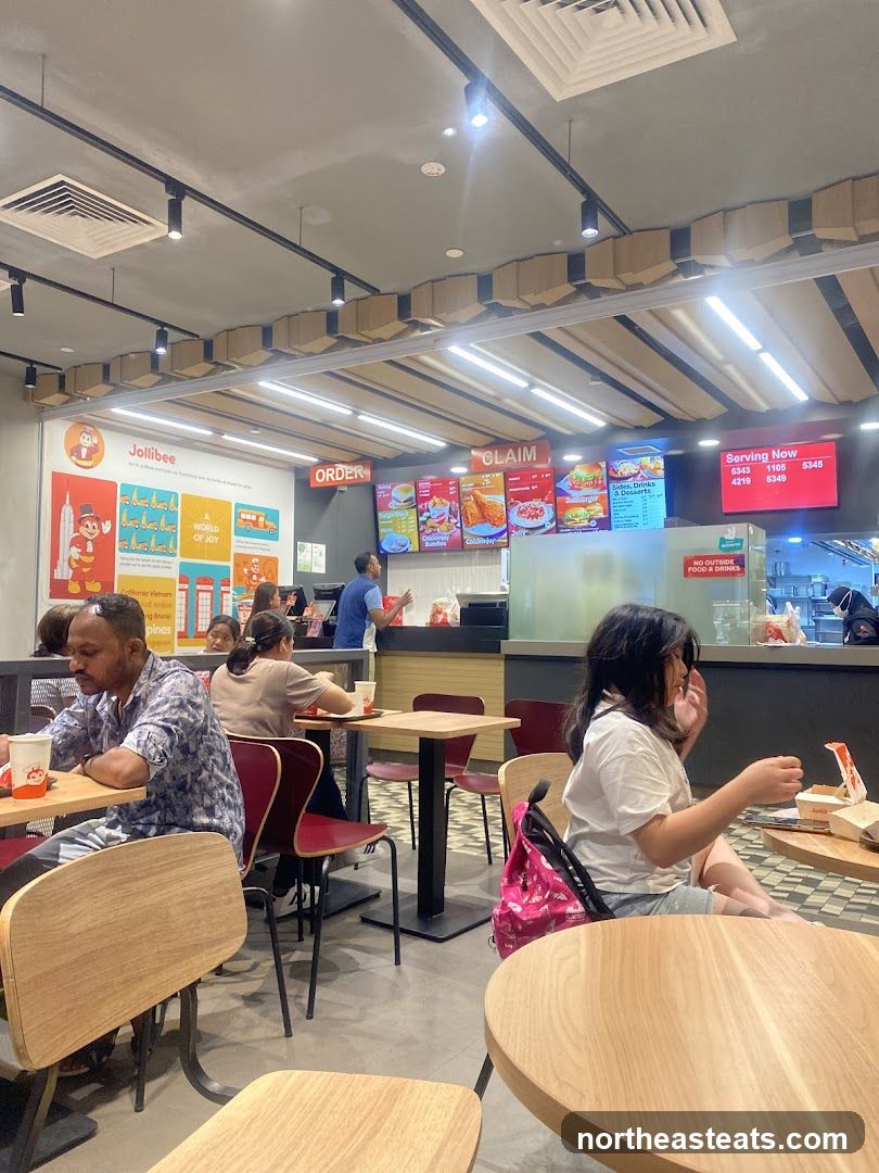 Jollibee Restaurant Interior