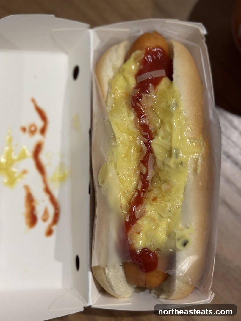Hot Dog with Toppings