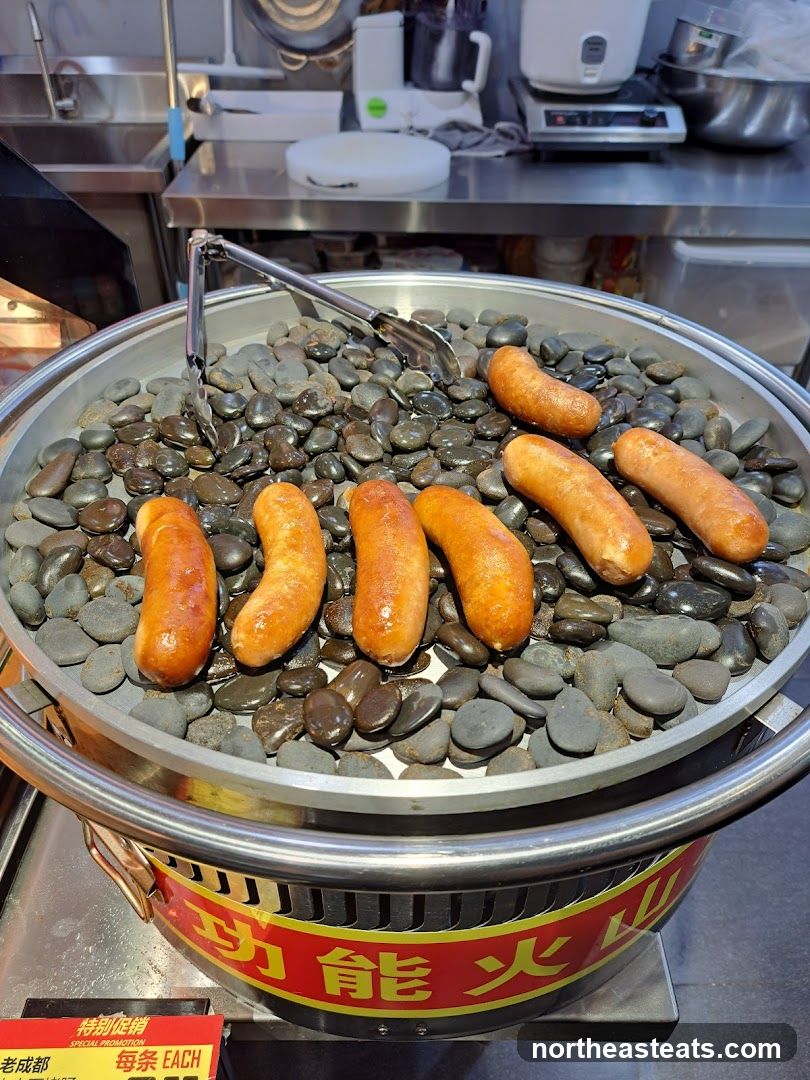 Sausages on Hot Stones