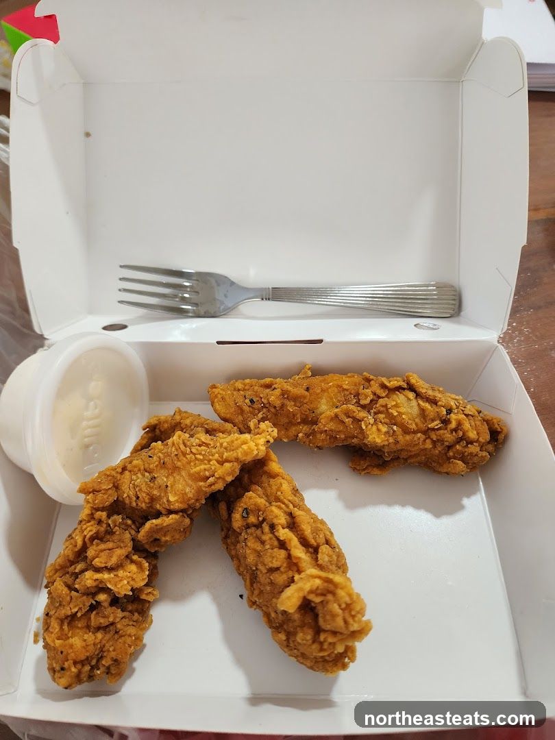 Fried Chicken Strips with Dip