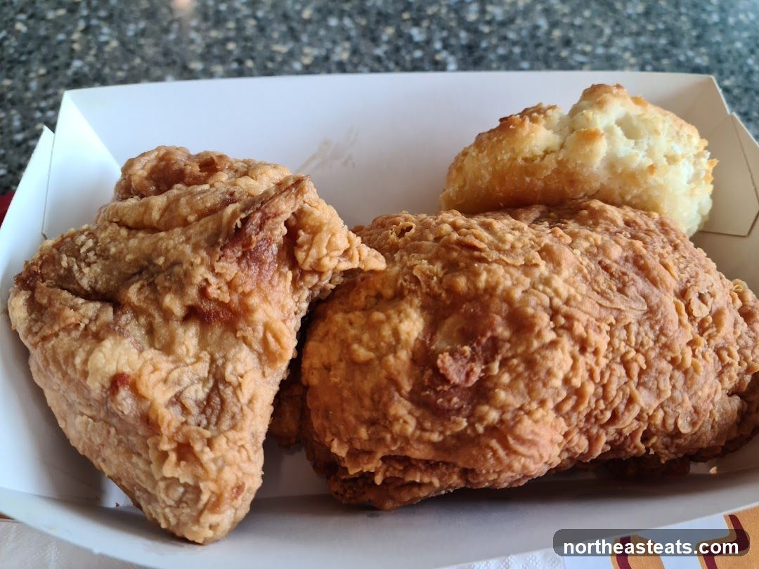 Fried Chicken and Biscuit
