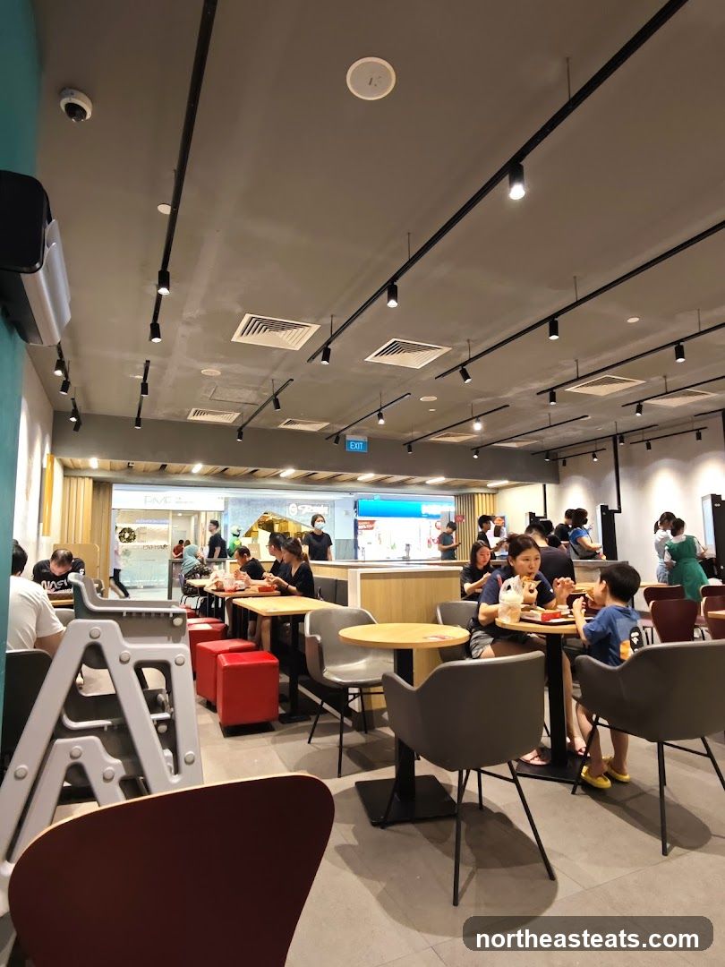Diners at a Fast Food Restaurant