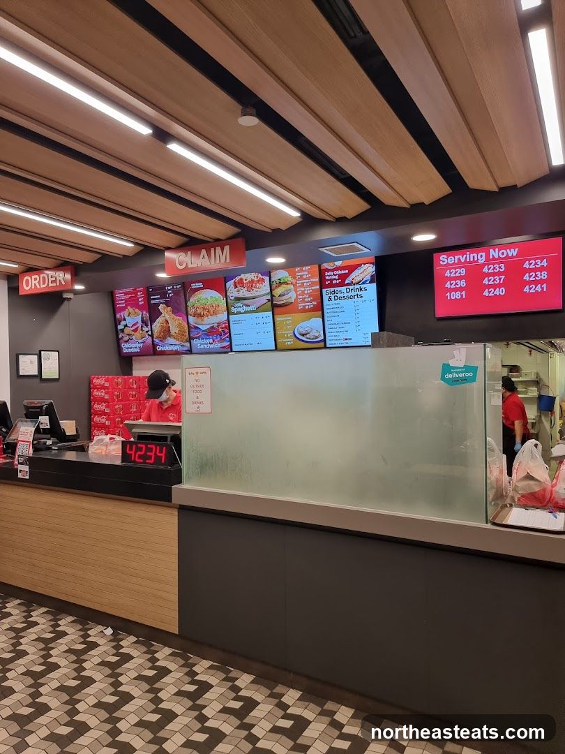 Fast Food Restaurant Counter