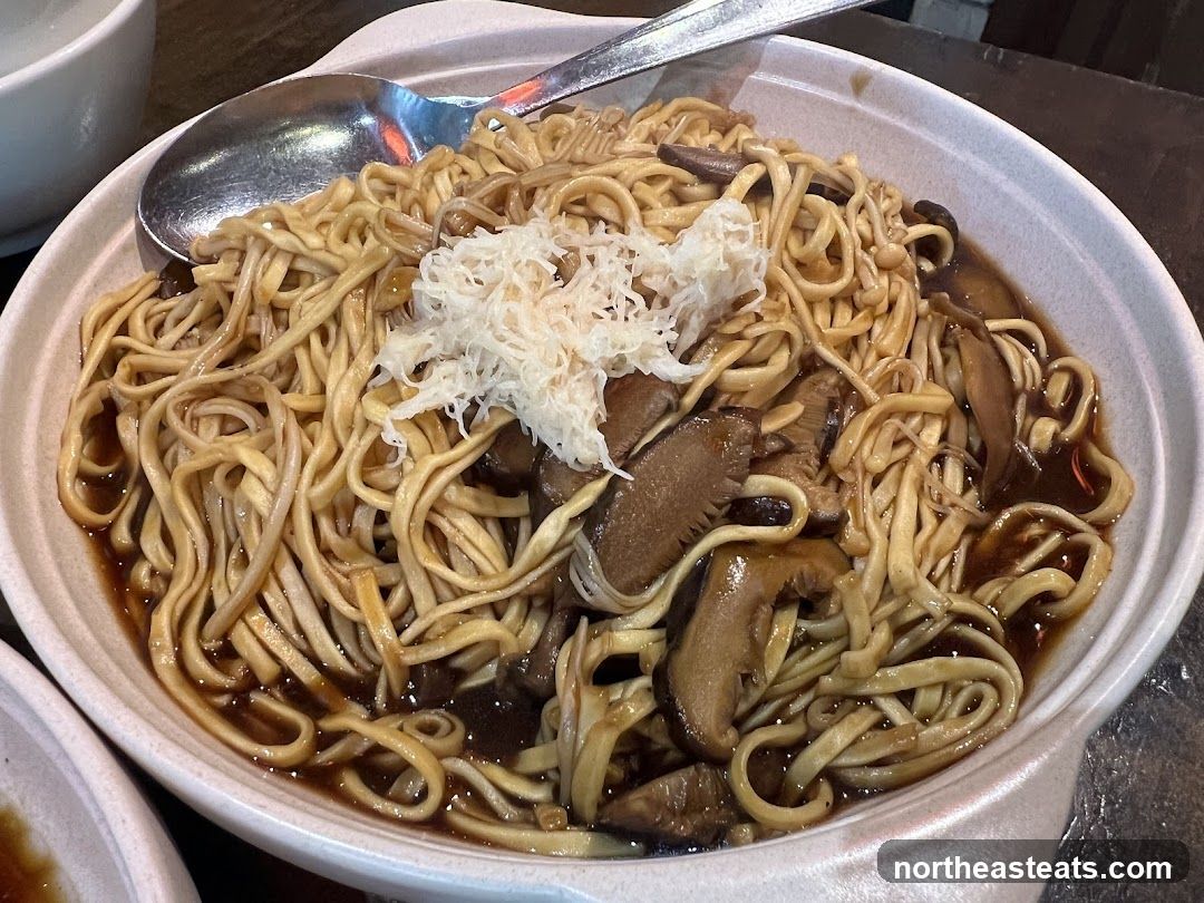 Noodles with Mushrooms