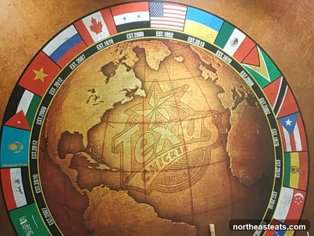 Texas Chicken Globe Graphic