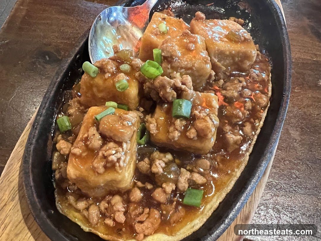 Sizzling Tofu with Minced Meat