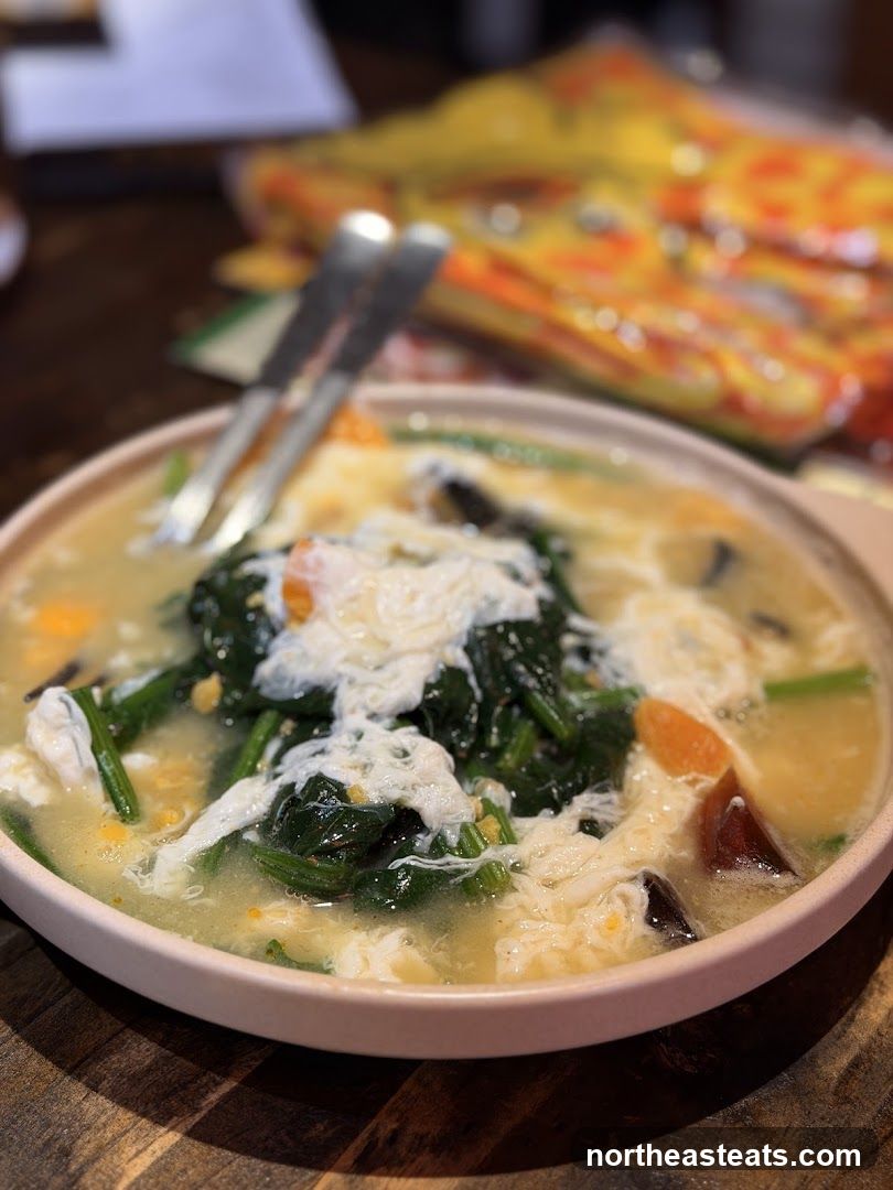 Spinach and Egg Soup
