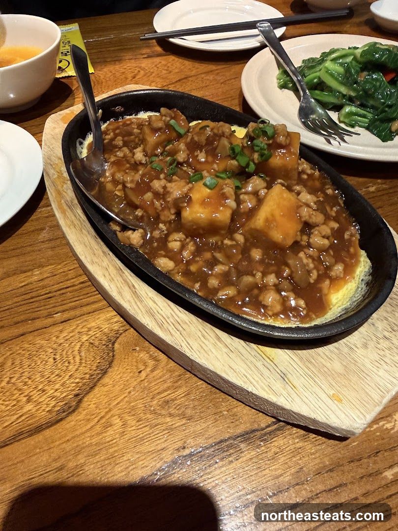 Sizzling Tofu with Minced Meat