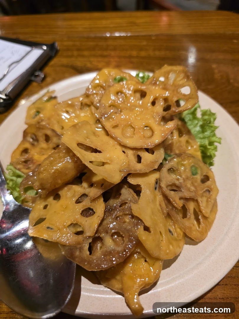 Crispy Lotus Root Dish