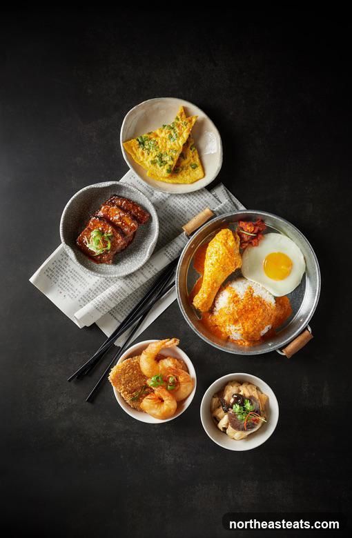 Assortment of Asian Dishes