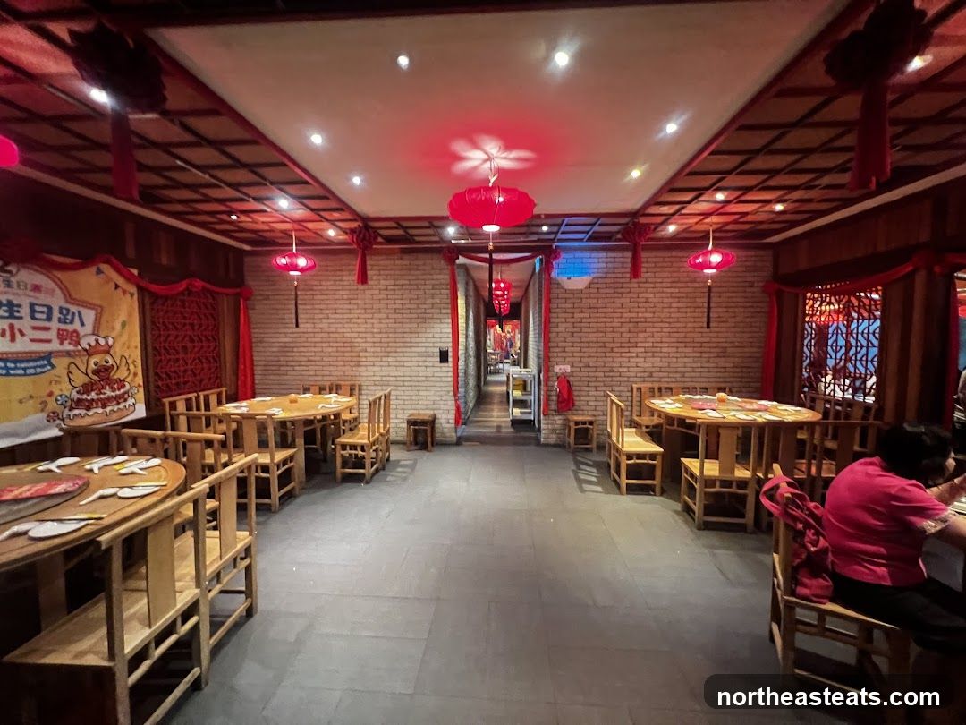 Restaurant Interior with Chinese Decor