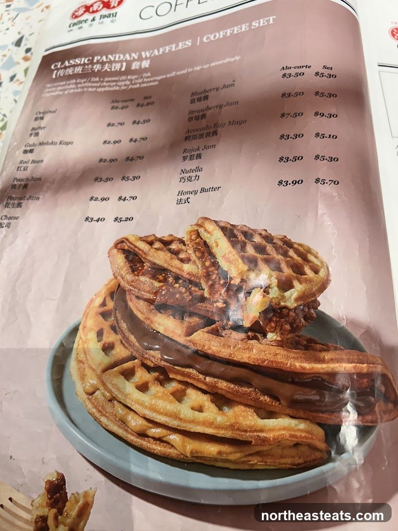 CLASSIC PANDAN WAFFLES | COFFEE SET