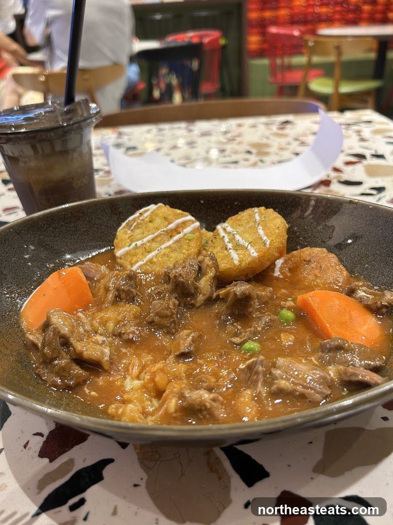 Beef Stew with Hash Browns